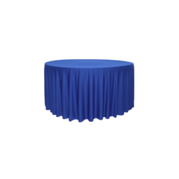 Scuba 120″ Round Tablecloth  – Dusty Blue