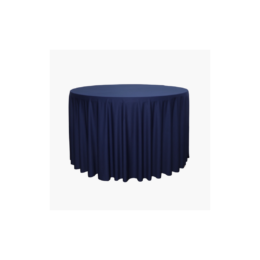 Scuba 120″ Round Tablecloth  – Royal Blue