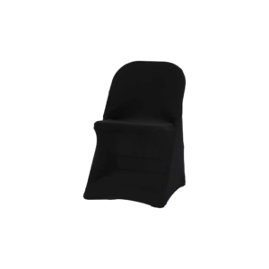 Folding Spandex Chair Cover - Black